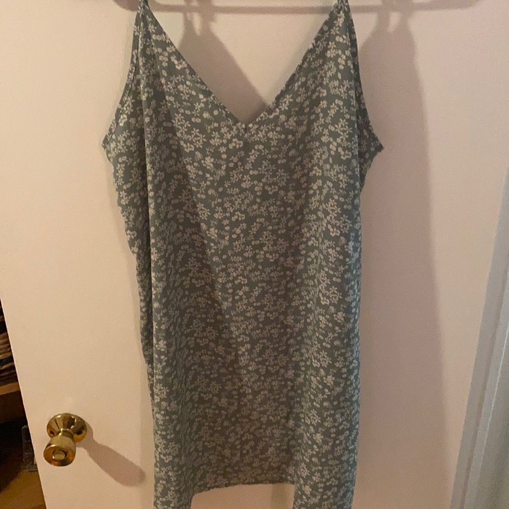Floral Teal Dress